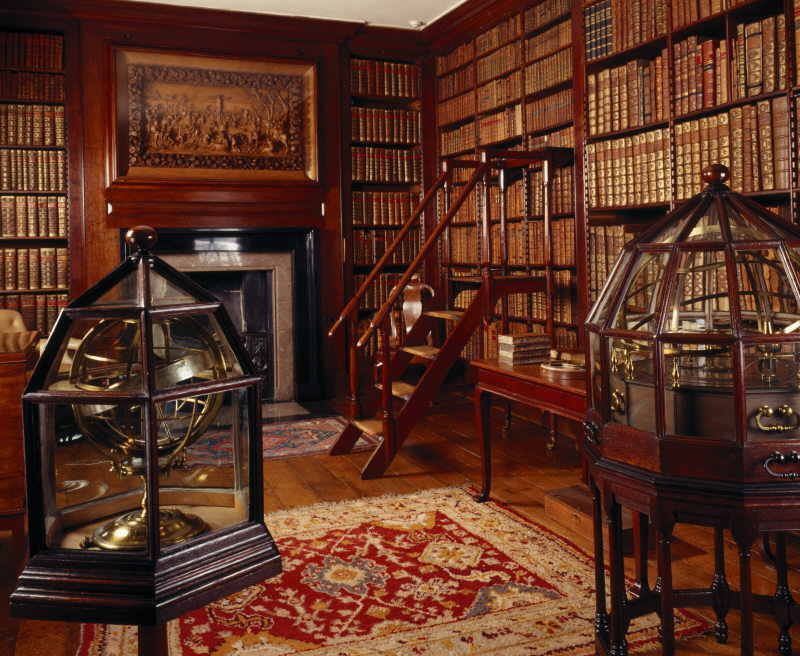 The Library at Dunham Massey, which is one of the least changed of the 18th century interiors